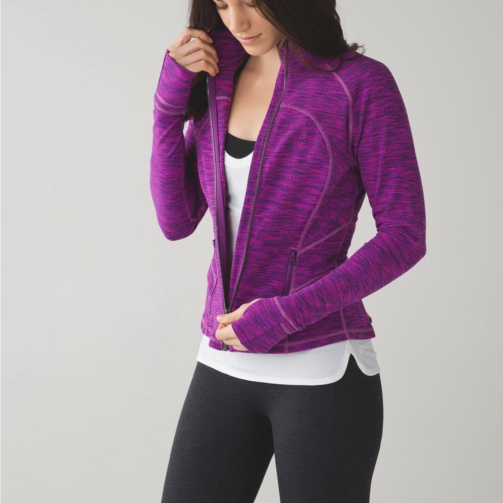 Lululemon Define “Hustle In Your Bustle Jacket” Diamond Jacquard Space Dye $118